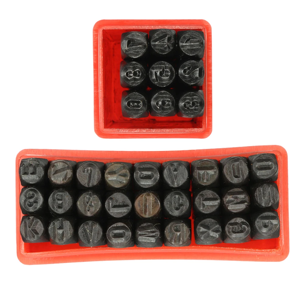 

36 Pcs Dedicated Alphanumeric Stamping Tool Letter Stamps Lettering Craft