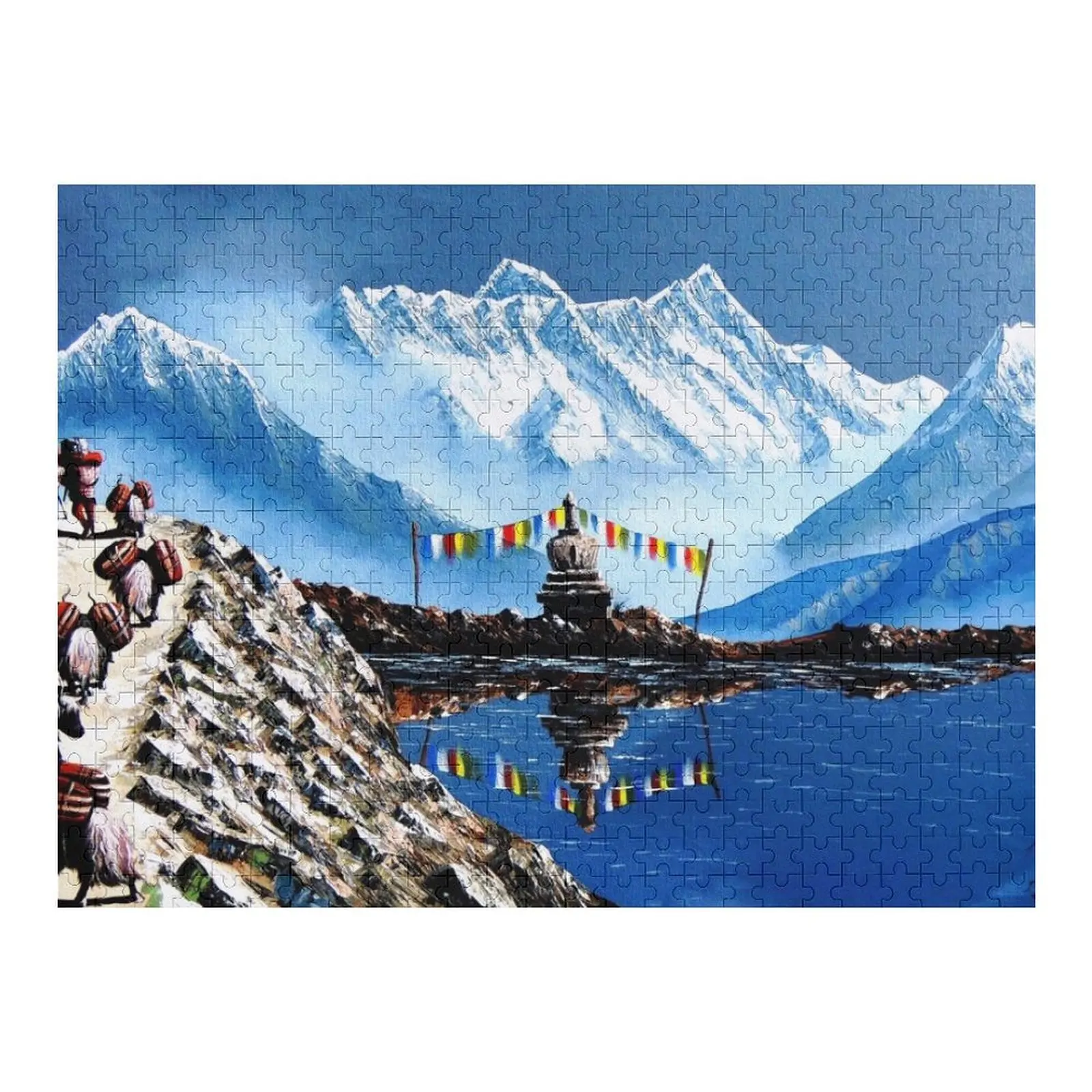 

Panoramic View Of Annapurna Mountain Nepal Jigsaw Puzzle Animal Woodens For Adults Puzzle