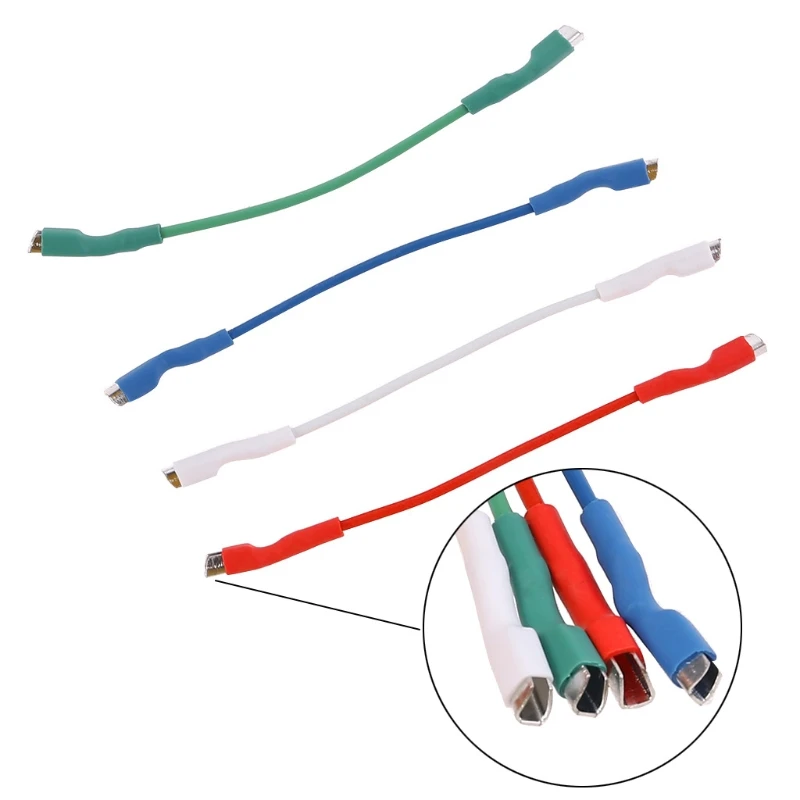 4Pcs Universal 50mm Cartridge Phono Cable Leads Header Wires for 1.2-1.3mm Pins Drop Shipping