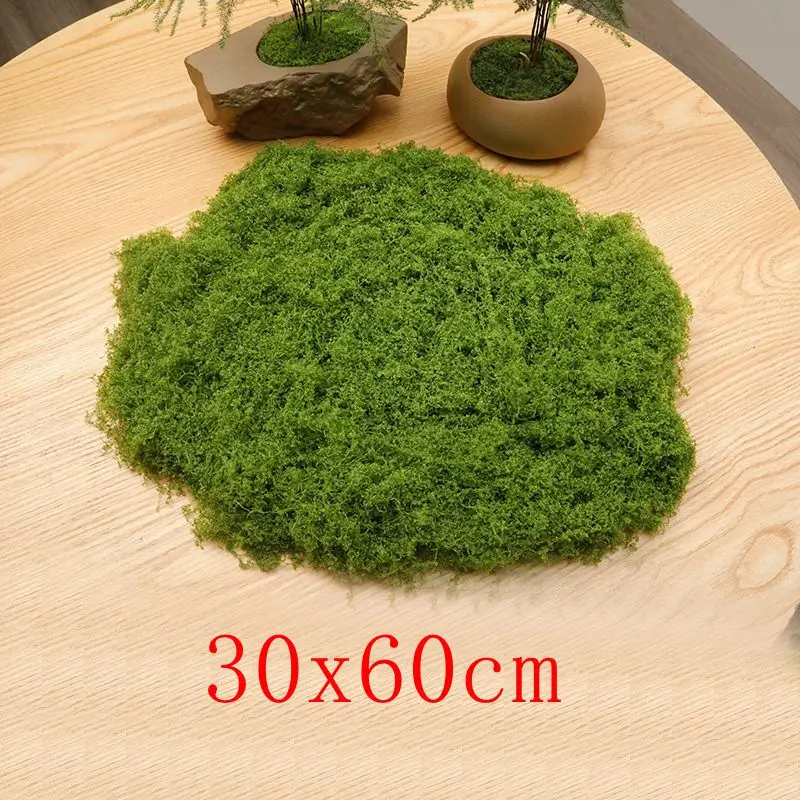 Grünes künstliches Moos, DIY-Handwerk, Gras, künstliches Moos, künstliches konserviertes Moos, grüne Pflanze, Zuhause, Zimmer, Garten, Dekor, Landschaft, künstliches Gras – Detail 13