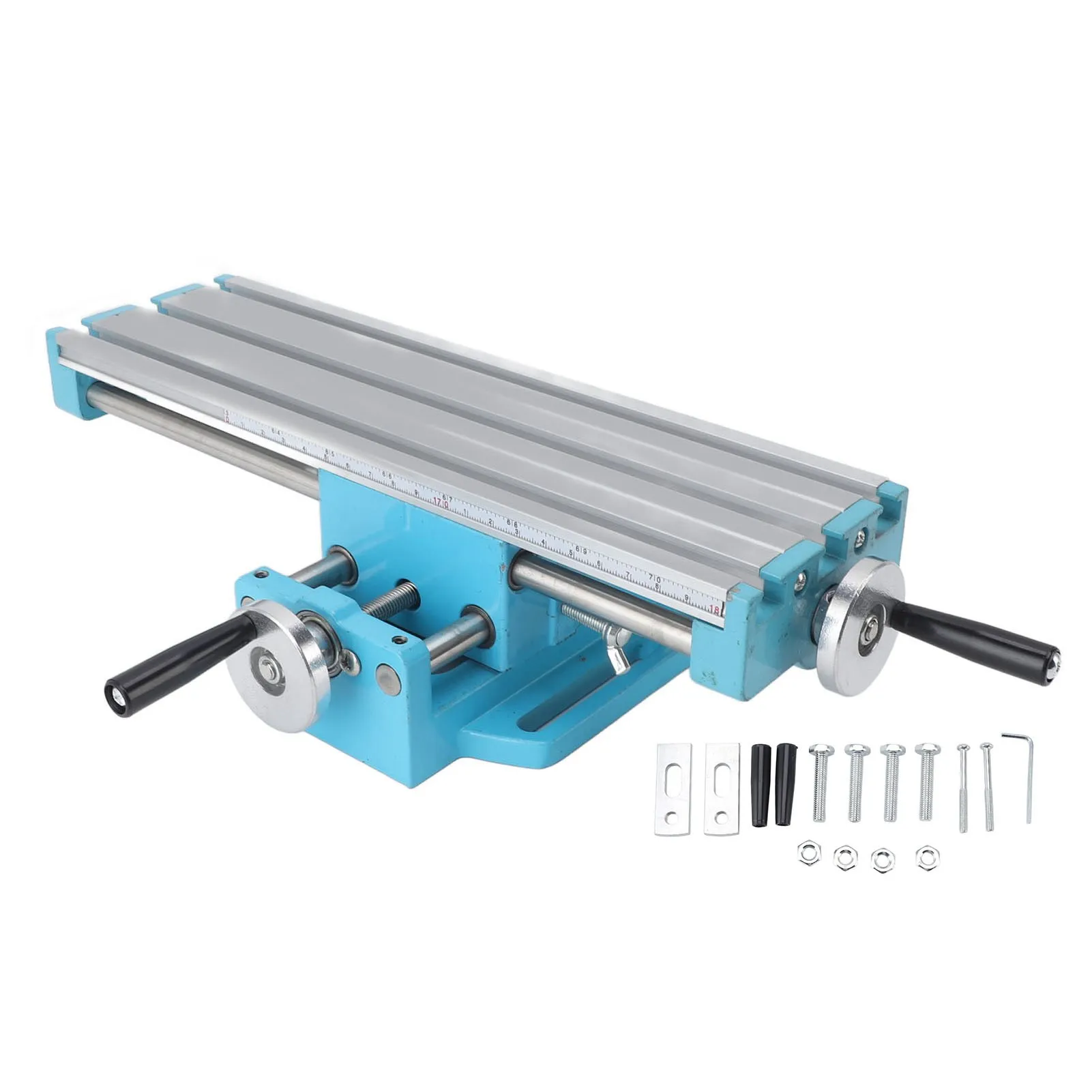 Slide Workbench Wear Resistance Accurate Locating Multifunctional Bench Drill Work Table for Drilling Milling Projects