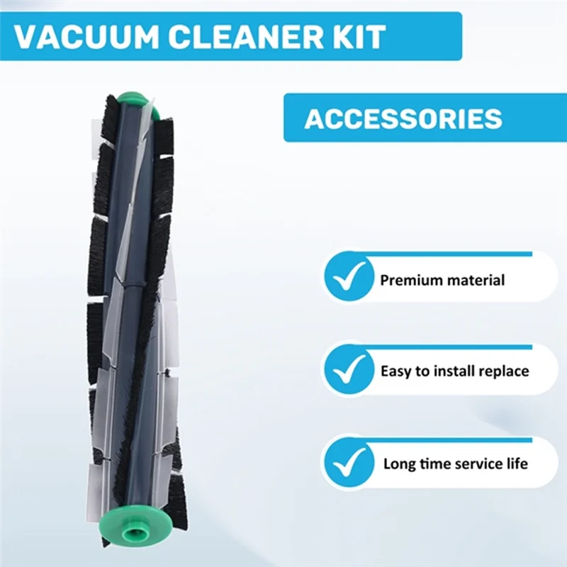 BAAM-2 шт. для Vorwerk VR200/VR300, роликовая резиновая щетка, запасные части для робота-пылесоса, аксессуары