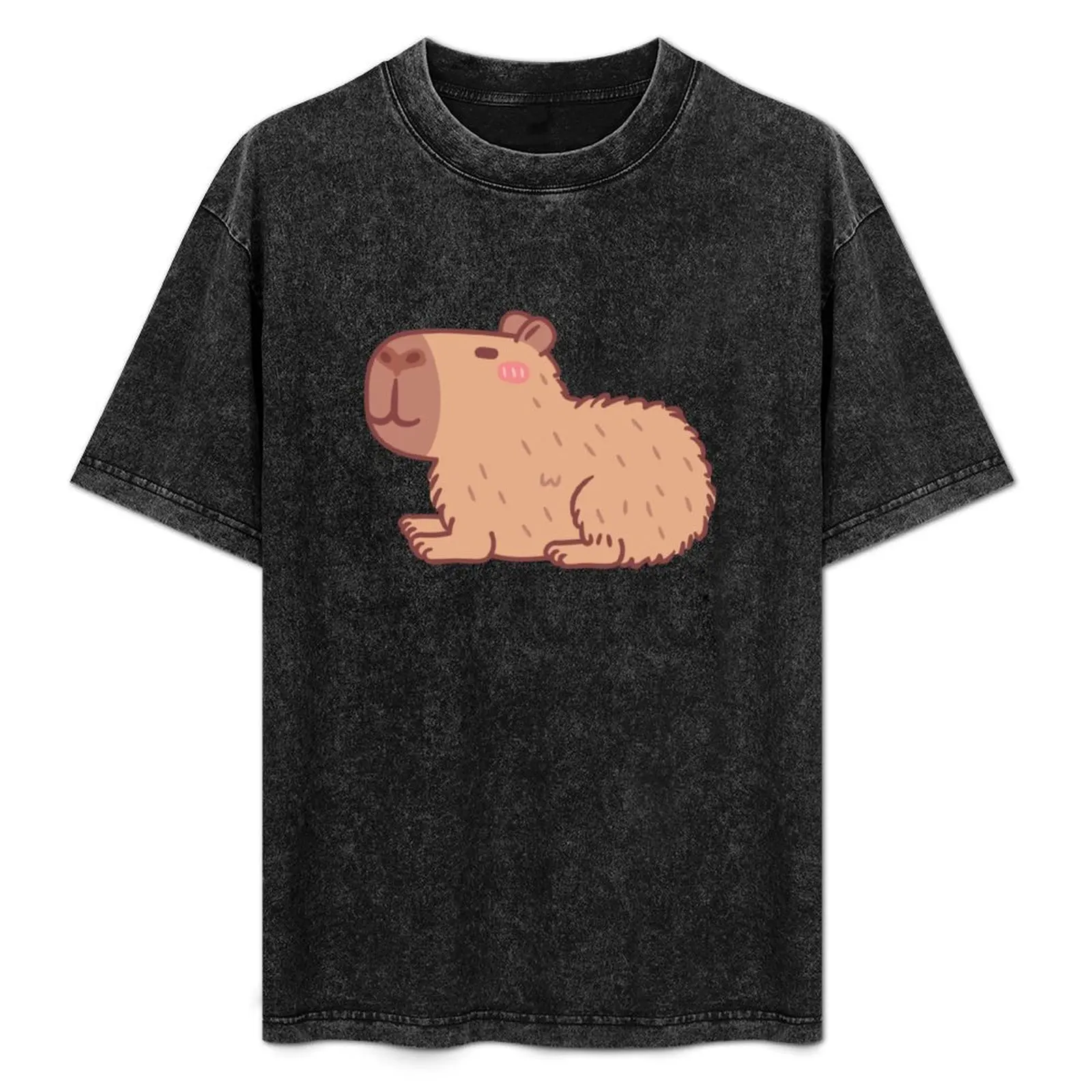 

Cute Resting Capybara T-Shirt Holiday Outdoor T-Shirt
