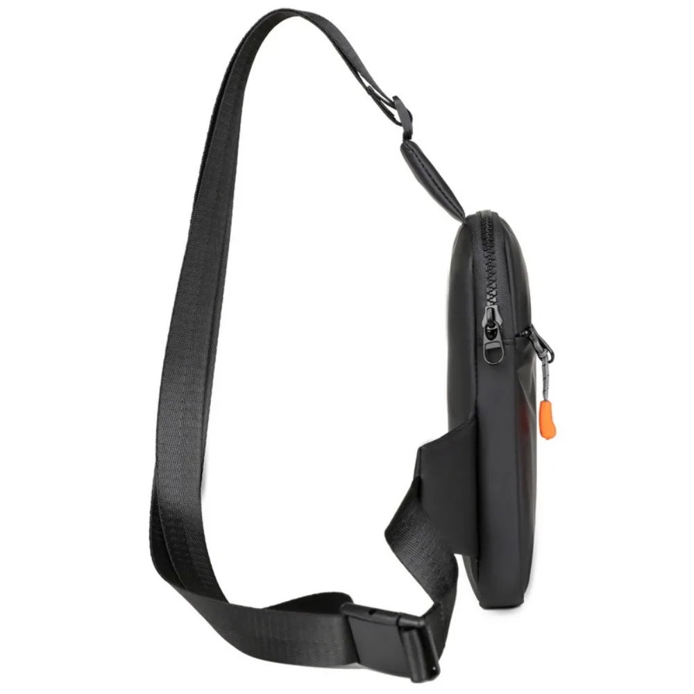 

Casual Oxford Men Running Cycling Chest Bag Zipper Multi-layer Travel Phone Bag Large Capacity Small Backpack