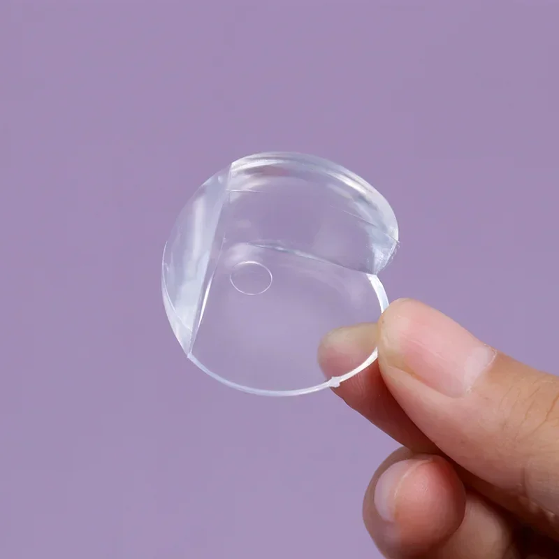 12PCS Child Baby Safety Silicone Protector Table Corner Edge Protection Cover Transparent Spherical Anti Collision Edge Guards