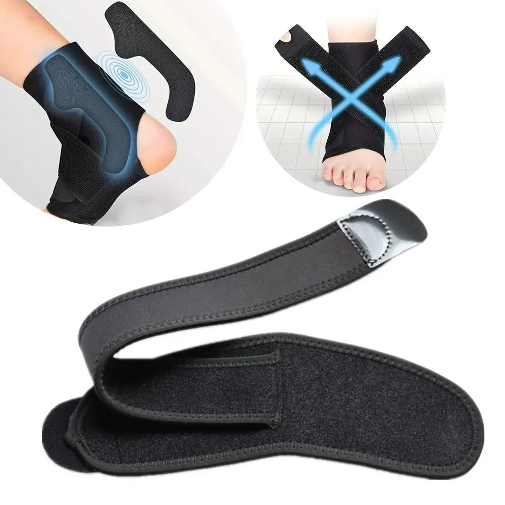 

Plantar Fasciitis Relief Drop Foot Braces Breathable Elastic Foot Varus Belt Adjustable Pain Relief Foot Orthosis Stabilizer