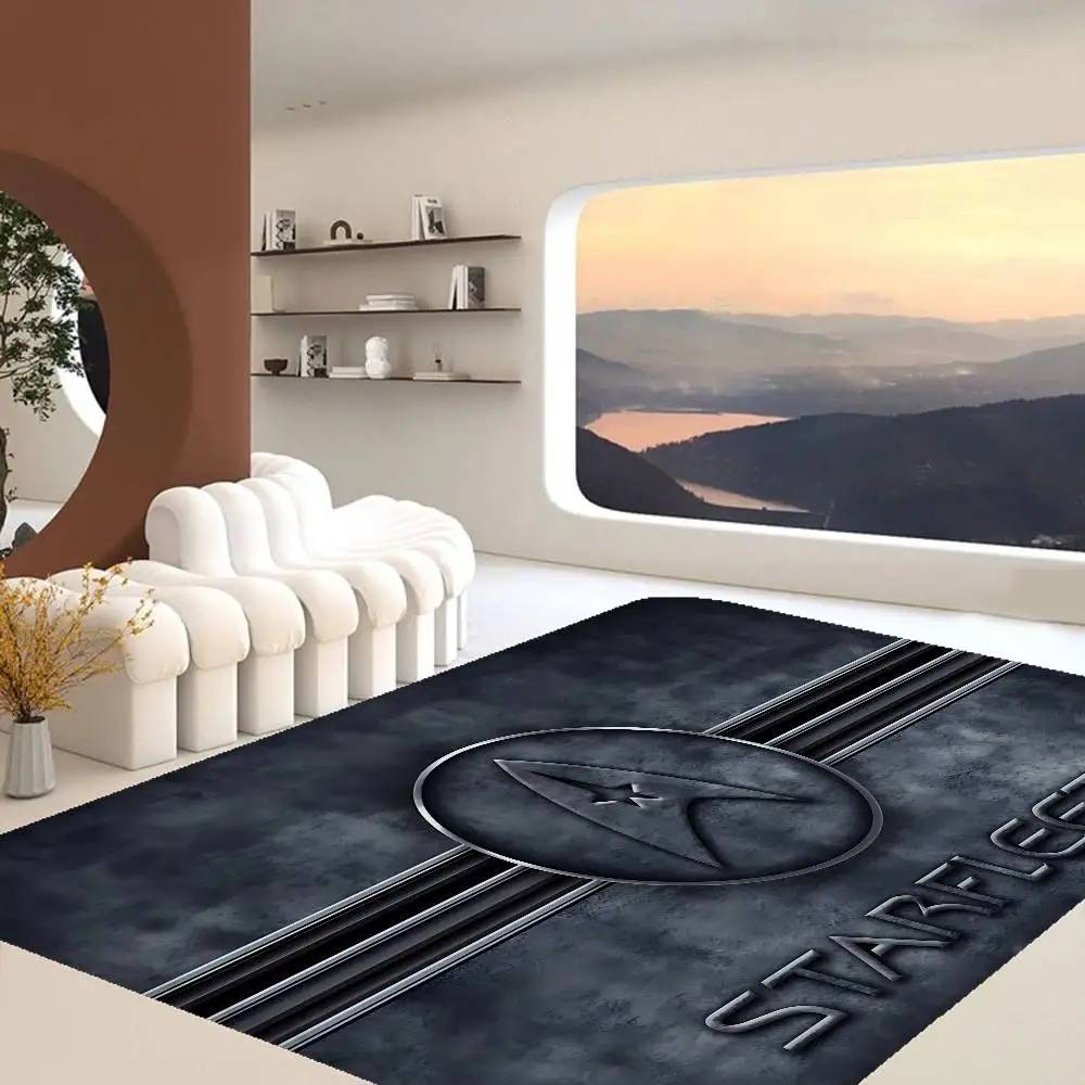 S-Star Trek Floor Mat Cheaper Anti-slip Modern Living Room Balcony Printed Bedside Mats