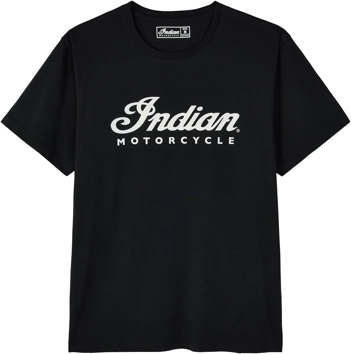 Men's Essential Script Logo T-Shirt, Black - 2865600 100% Cotton Trendy Y2K Short-Sleeve Tee-Soft, Quick-Drying,