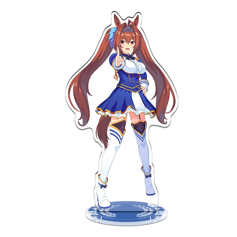 Anime Pretty Derby Acrylic Keychain Stand Model for Cosplay