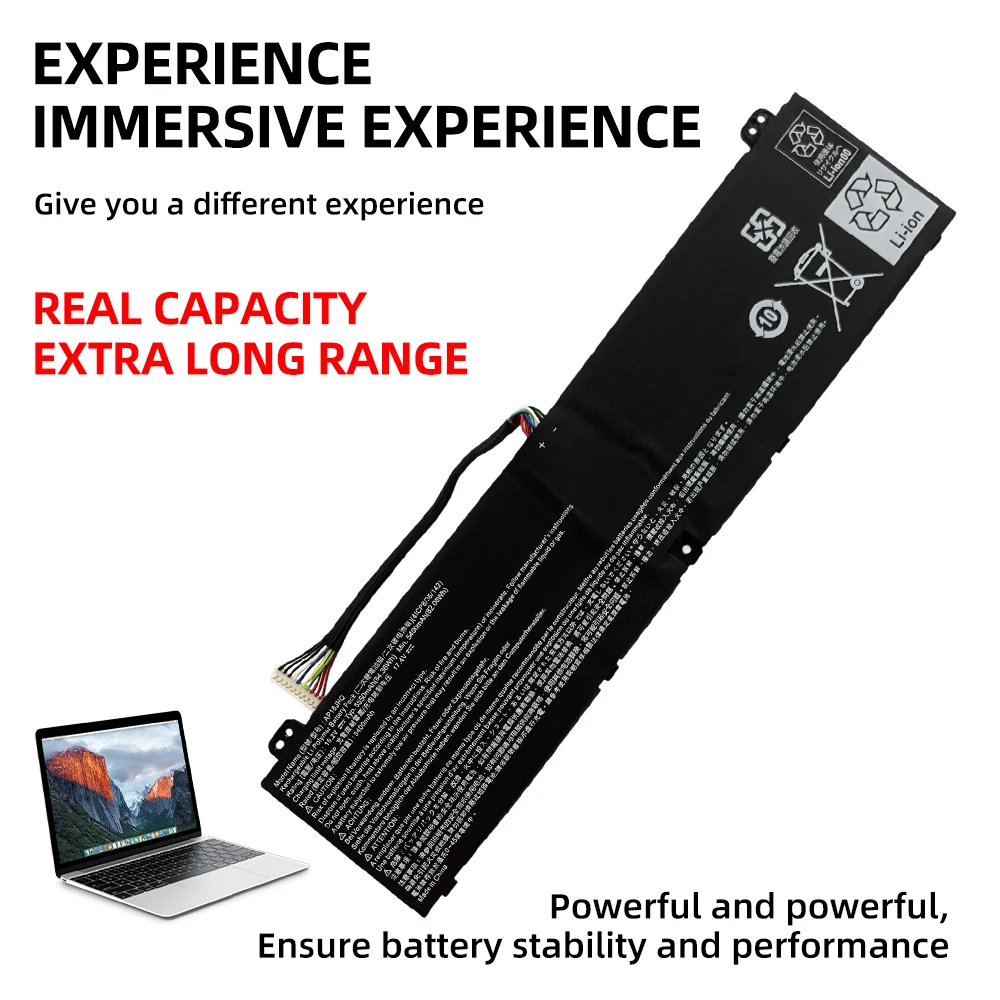 15.2V 84.36WH 5550mAh High-Capacity New Laptop Battery AP18JHQ For Acer Predator Triton 500 PT515-51-502R ConceptD 7 CN715-71