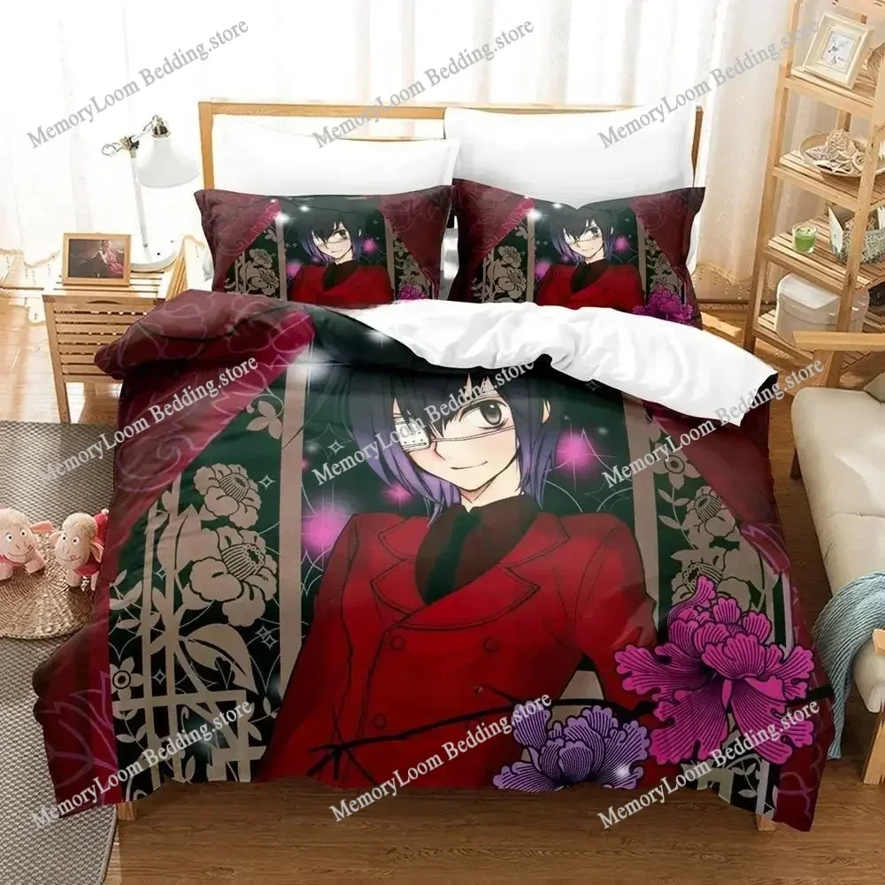 

Stylish 3D Anime Loveless Themed Duvet Cover Set with Pillowcases, for a King or Queen Size Bed, Ideal for Fans Luxury Gift