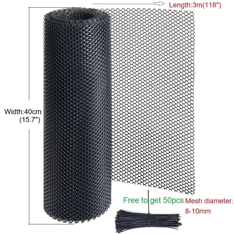 UV Resistant Planting Shed Protective Net, 8mmx3m HDPE Breeding Fence/Pet/Balcony Anti Falling Object Blocking Net