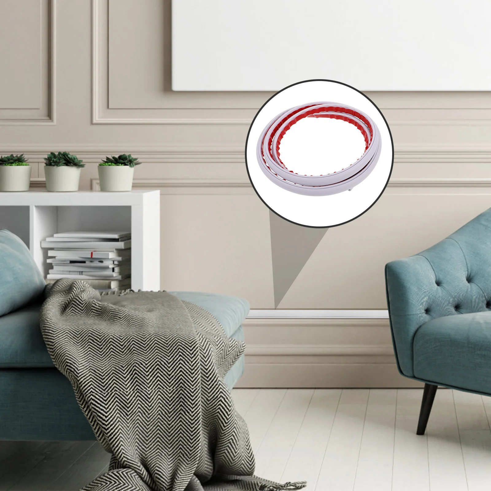 

1 Roll Self-Adhesive Cable Hider Wire Cover For Wall Floor Cord Management Pvc Cable Concealer Hide Wires Safety Protection Cord