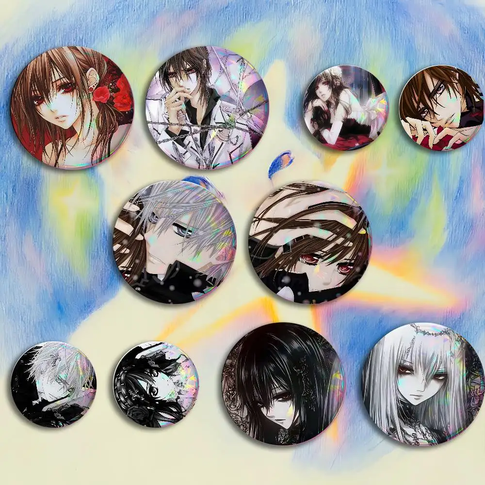 V-Vampire Knight Badges 25 32 44 58 75 mm Round Customizable Wholesale Fan goods Self-made fan freebies