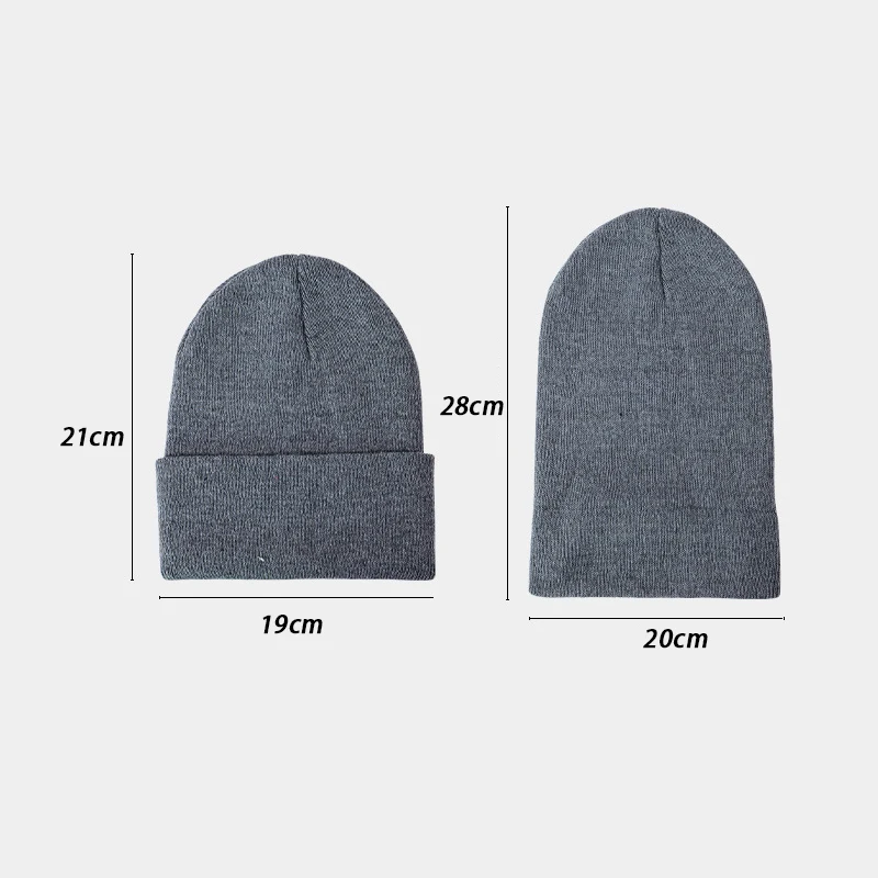 Herbst- und Winter-Wollmütze, einfarbig, kältebeständig, gestrickt, verdickt, mit Ohrenschutz, winddicht, lockere Passform, für Herren. – Detail 10