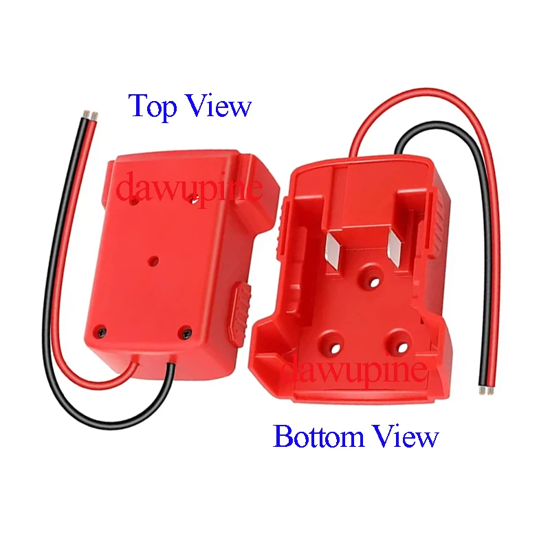 

Lithium Battery Adapter Connector for Milwaukee for M18 18V Li-ion Battery DIY Power Supply Wheel Adapter Dock Holder 48-11-1815