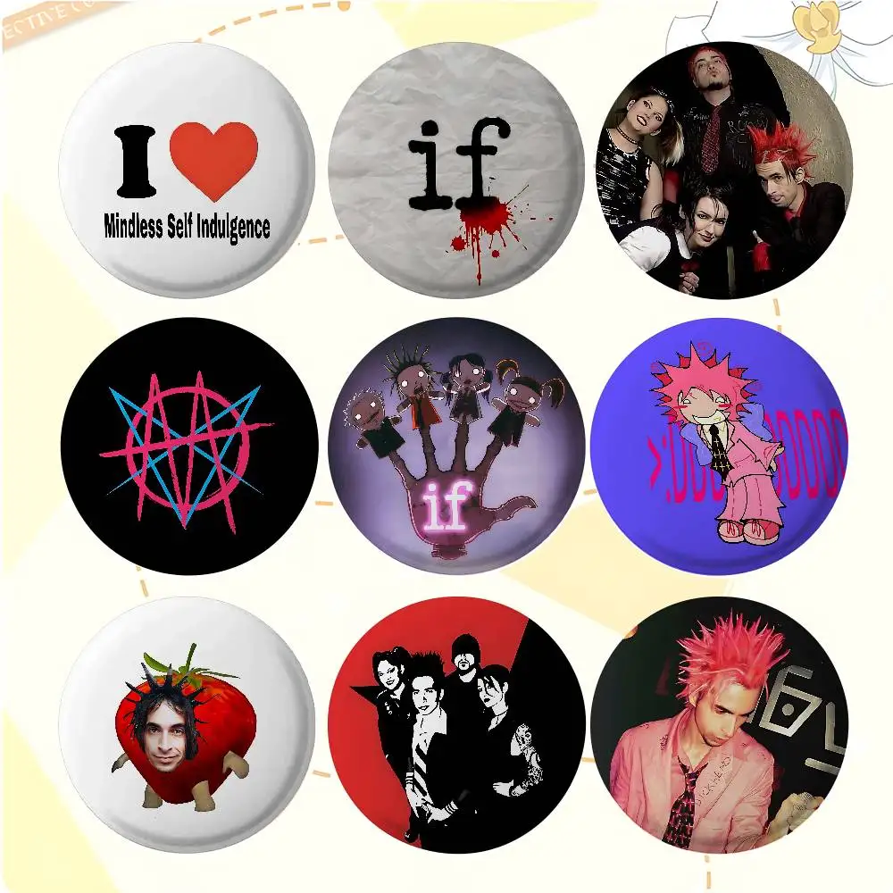 Cool M-Mindless Self Indulgence-S Instagram-style Cartoon Badges, Versatile Decorative Accessories And Gifts