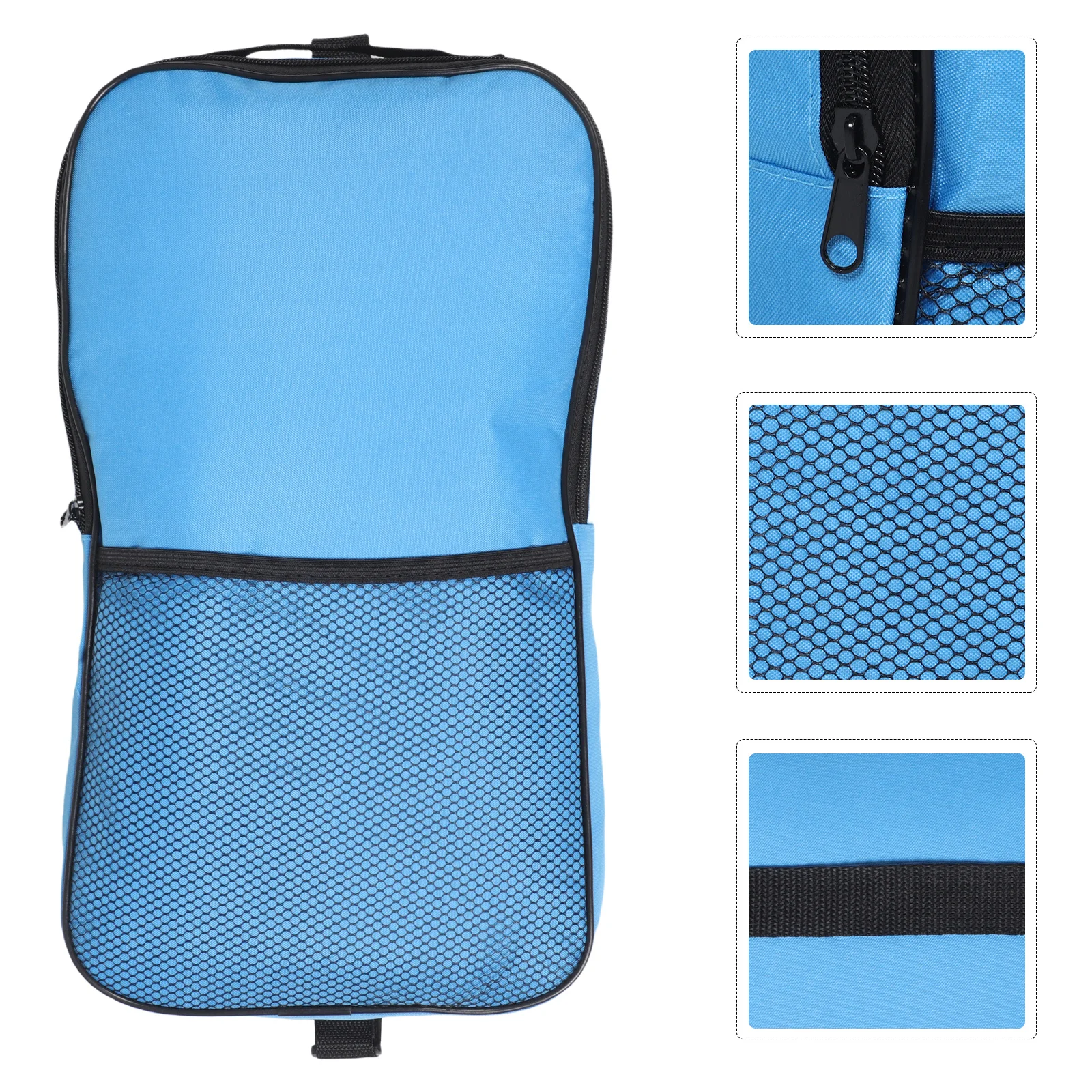 

Pickleball Paddle Carrying Bag Adjustable Strap Zipper Storage Portable Pouch Men Women Mesh Organizer Accessories