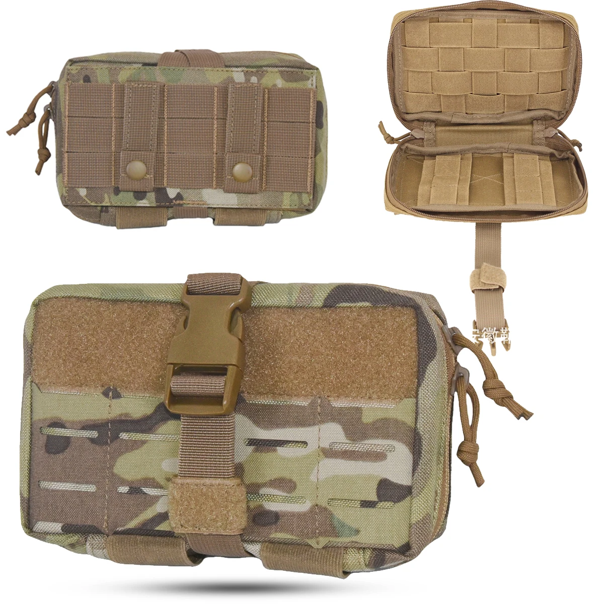 

Tactical EDC Admin MOLLE IFAK Pouch Equipment Multi-Purpose Utility Tools Bag Organizer Military Waist Belt Modular Attachment