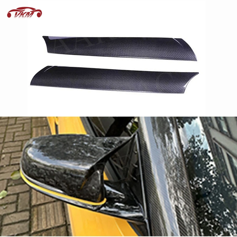 

Carbon Fiber 2PCS Windshield A-Pillar Trim Cover For Toyota Supra A90 A91 2019-2024 Exterior Mouldings