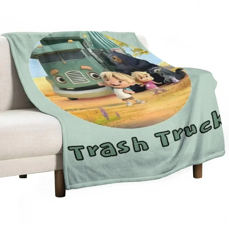 Trash Truck Netflix animation movie Throw Blanket Decorative Sofa sofa bed Blankets@0￥