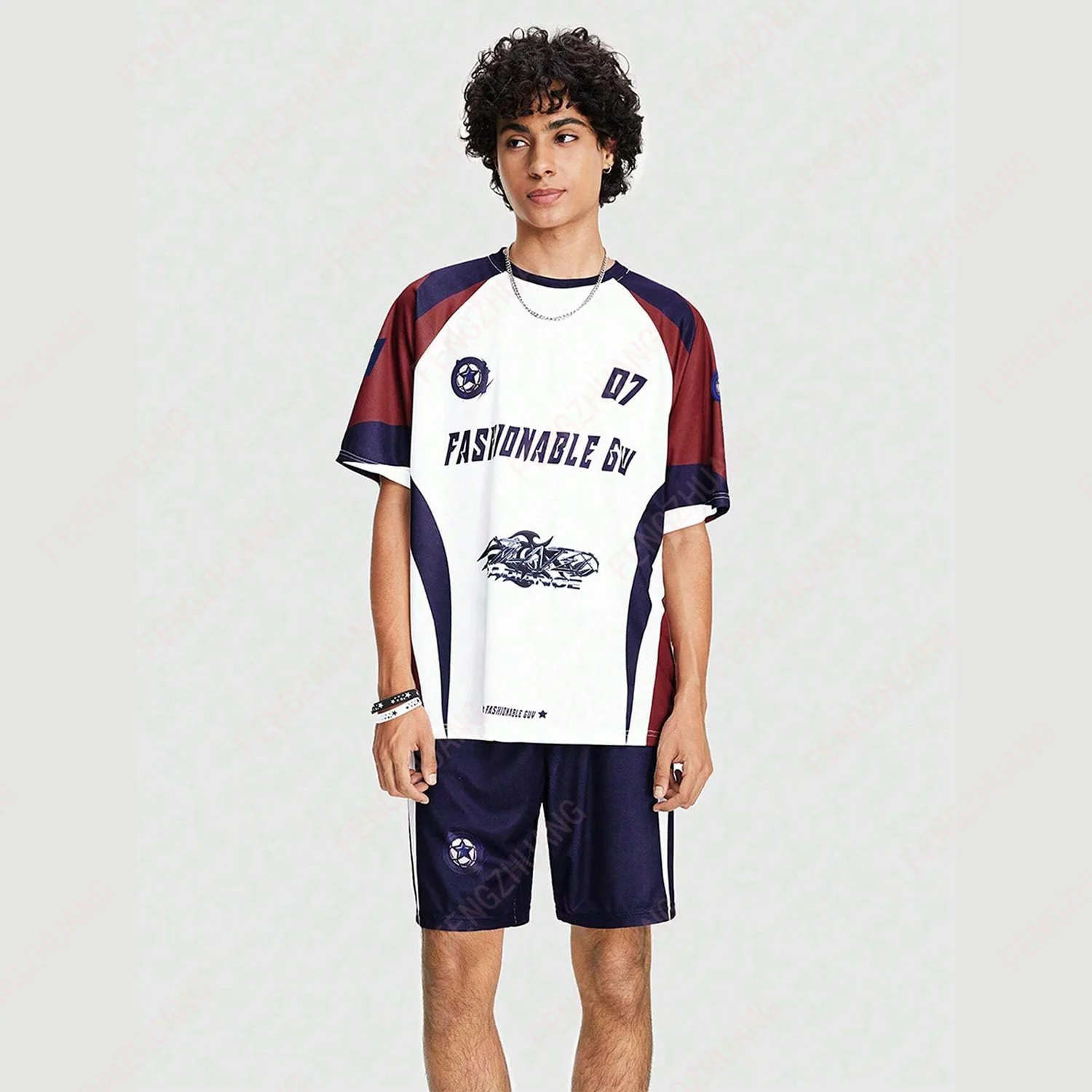 

2pcs Slogan Printed Short Sleeve T-Shirt And Shorts Set T-Shirt Loose With Drawstring Waist Shorts Daily Wear Exercise Set
