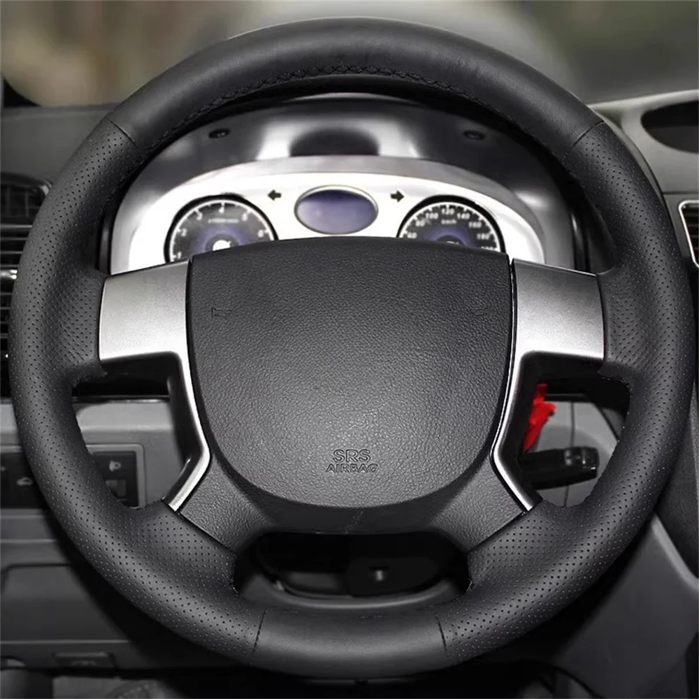 Customize Hand Sewing Microfiber Leather Steering Wheel Cover Auto Interior Accessories Braid For Geely Old Emgrand EC715 718