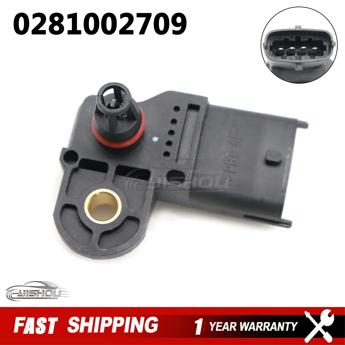 Car Boot Intake Air Turbo Manifold Pressure MAP Sensor 0281002709 For Renault Grand Scenic Laguna Megane II Suzuki Grand Vitara