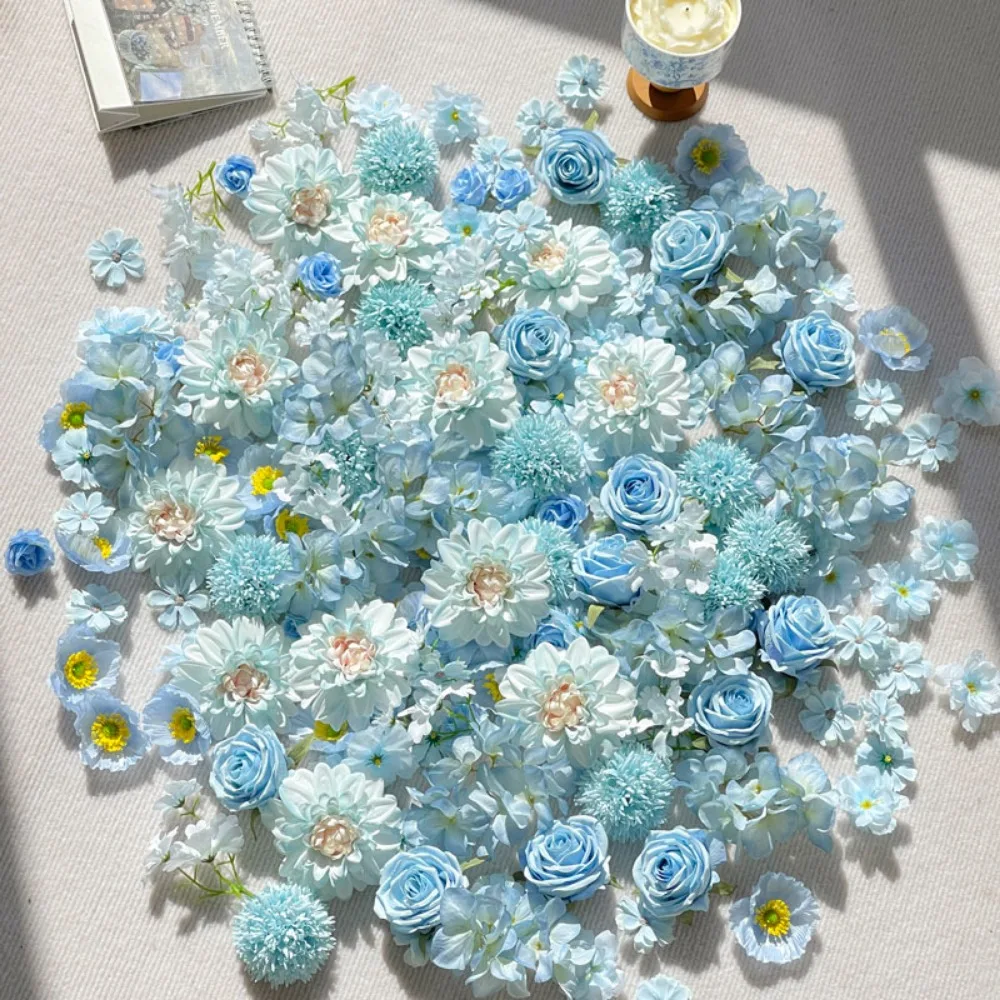 

Микс имитация маленького искусственного DIY цветок ручной работы голова шпилька ручной работы цветок головной убор гирлянда цветок настенная шпилька украшение