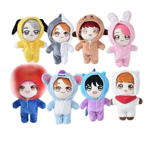 Wholesale 8pcs/lot 20cm Cute Animals Horse Rabbit Dog Stuffed Dolls Plush Toys Gifts for Boys Girls