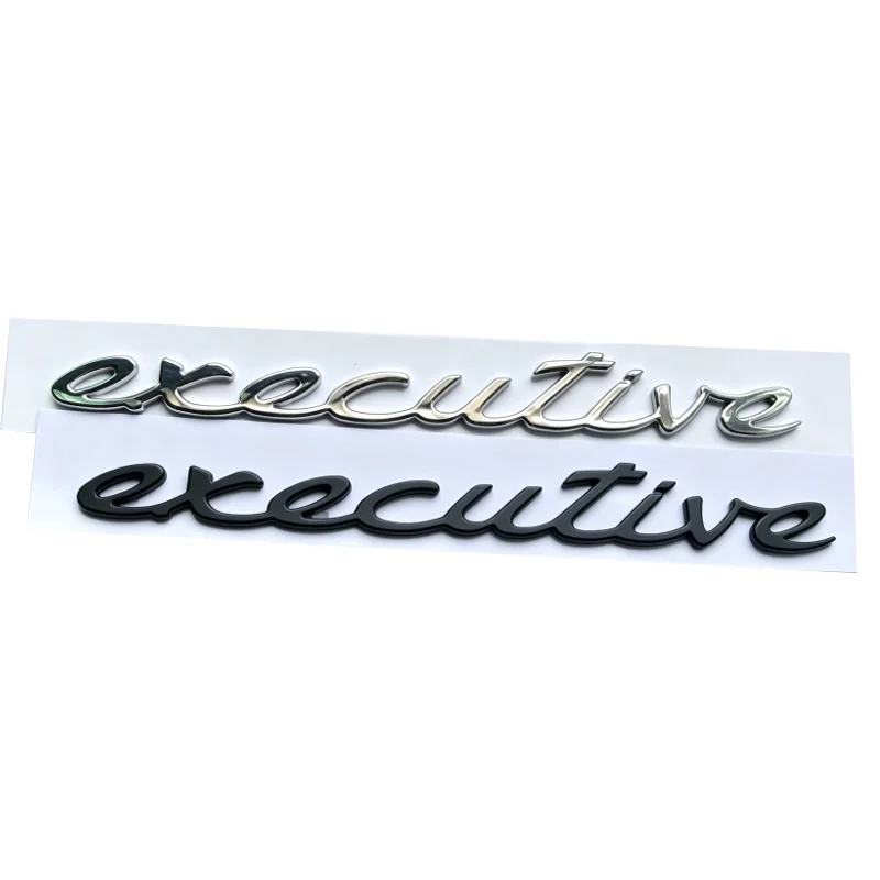 

3D ABS logo car Letter Emblem Rear tail trunk Decals badge sticker for Cayenne macan turbo GTS panamera 911 Carrera 718 electrlc