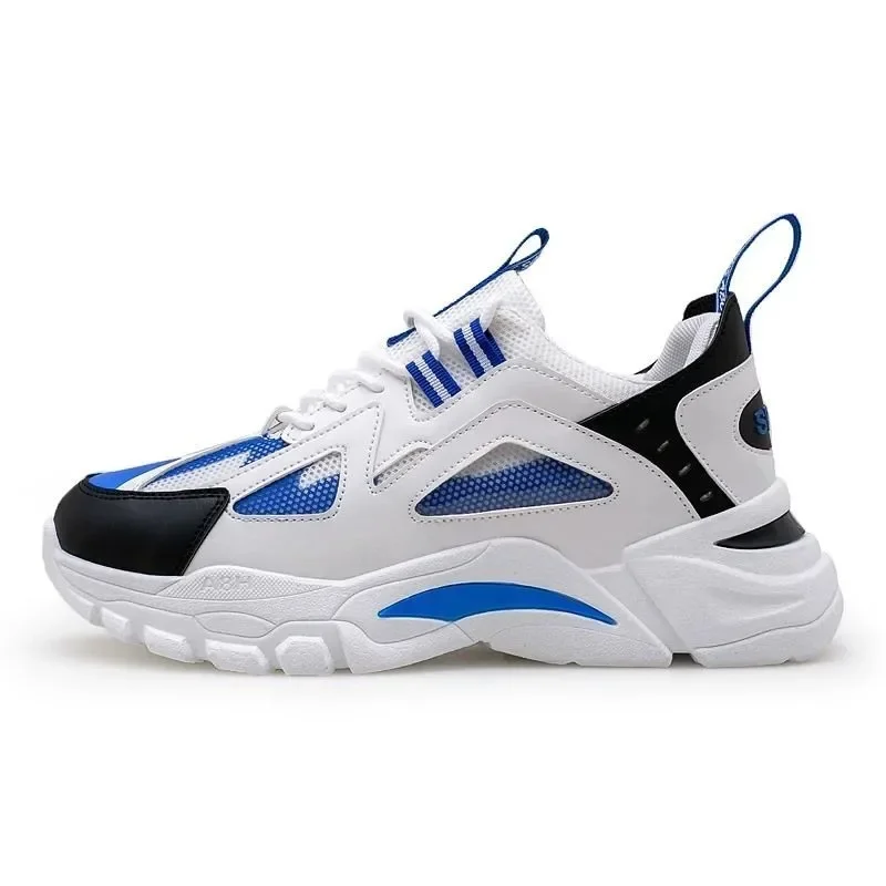2023 Men Shoes Trend Platform Sport Dad Shoes Fashion Casual Breathable Mesh Tennis Sneakers Student Comfortable Running Shoes