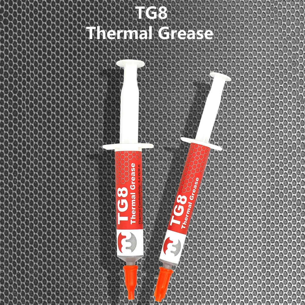 MJ 4/8g Thermal Grease Heatsink TG8 Thermal Paste For Cpu GPU Processors Heatsink Plaster Water Cooling Cooler