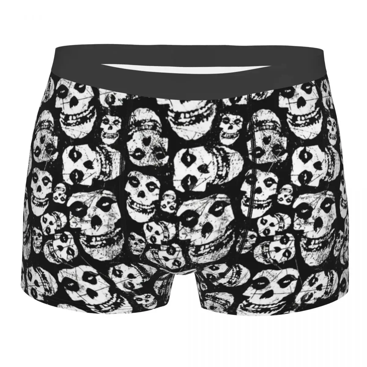 

Male Fashion Misfits Horror Punk Rock Band Underwear Boxer Briefs Men Stretch Shorts Underpants
