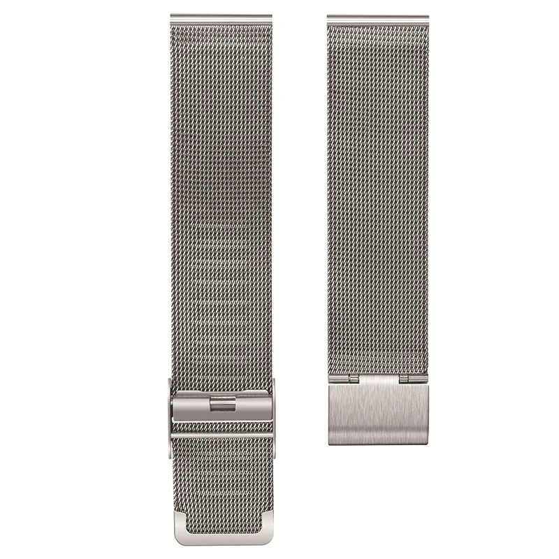 حزام ميلاني سريع التحرير ، سوار من الفولاذ المقاوم للصدأ ، سوار فضي ، إكسسوارات عالمية ، ساعة 18 ، 20 ، 22