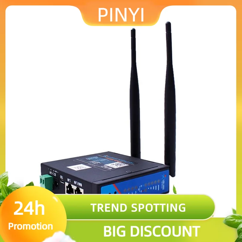 Promoción Industrial Ethernet WLAN WiFi a 4G LTE convertidor USR-G806 enrutador VPN celular