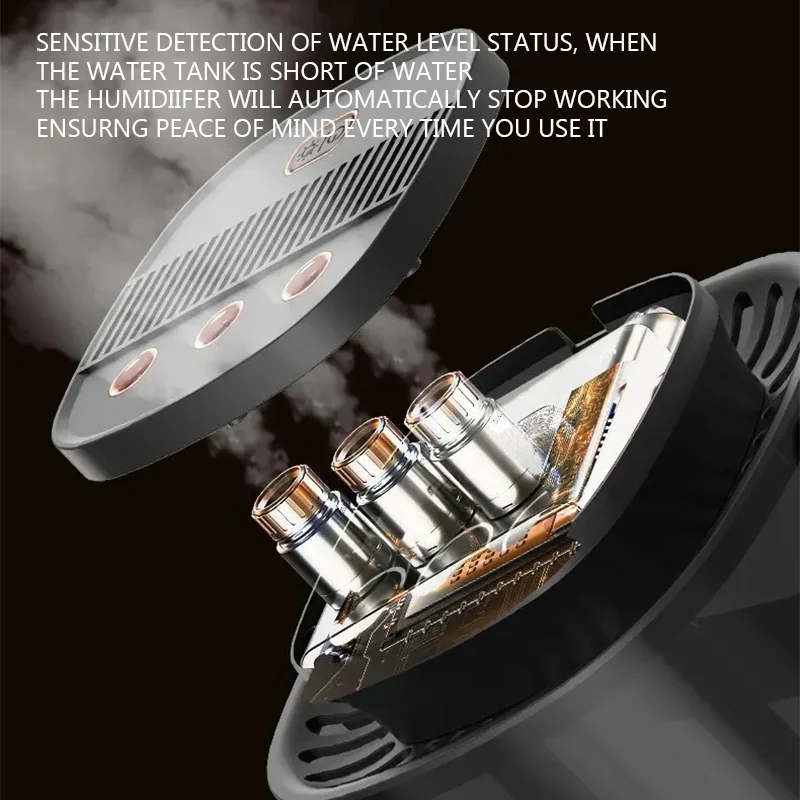 Air Humidifier 3L Large Capacity Air Atomizer USB Home Office Essential Oil Diffuser Heavy Fog Aroma Humidifier Cool Mist Maker