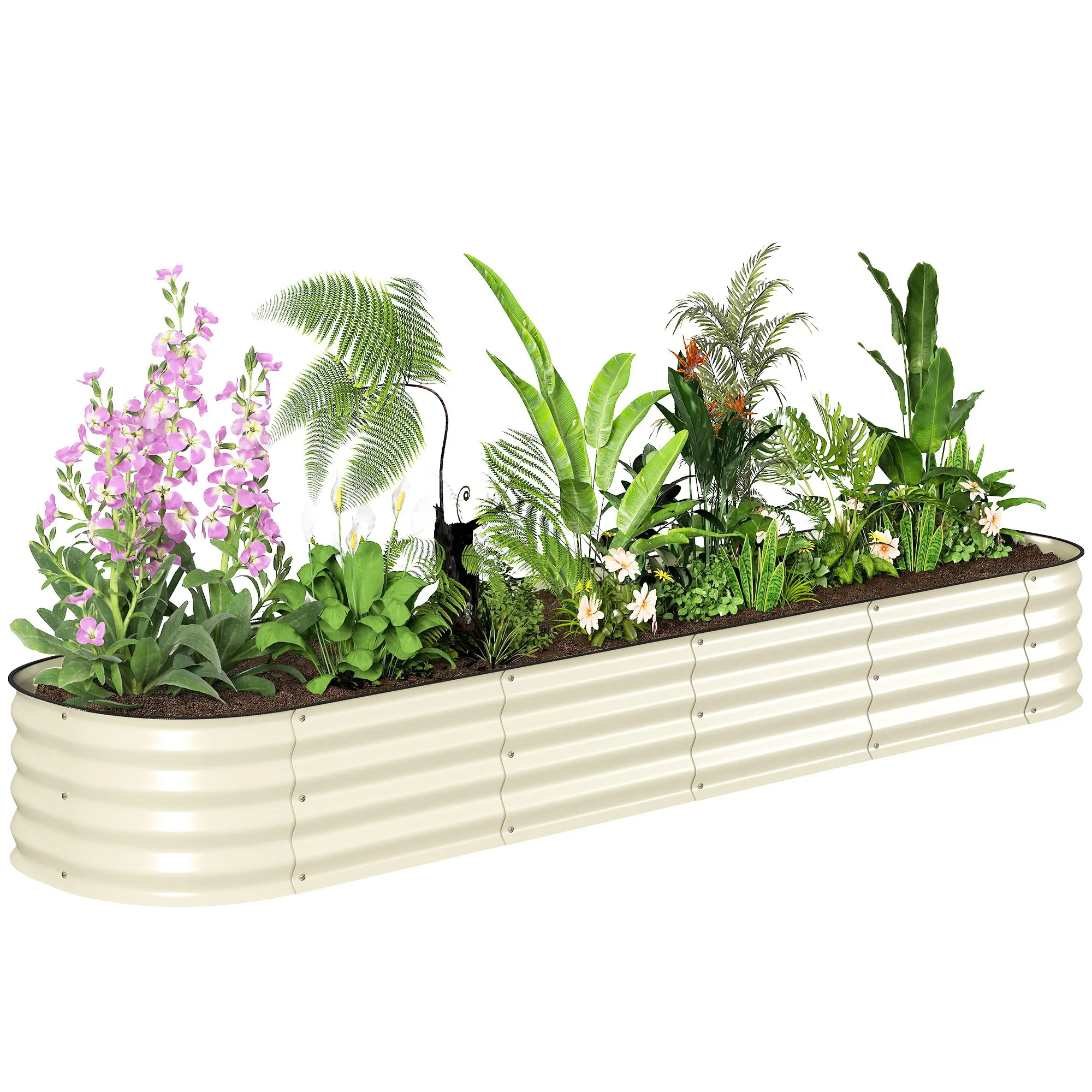 Galvanized Raised Garden Bed P - Planter Raised Metal ulasan dan harga