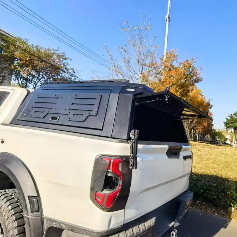 High Quality Aluminum Ute Tray Canopy With Mud Guards Tire Carrier Toolbox Tonneau Cover Fit Dual Single Extra Cab Pickup Truck
