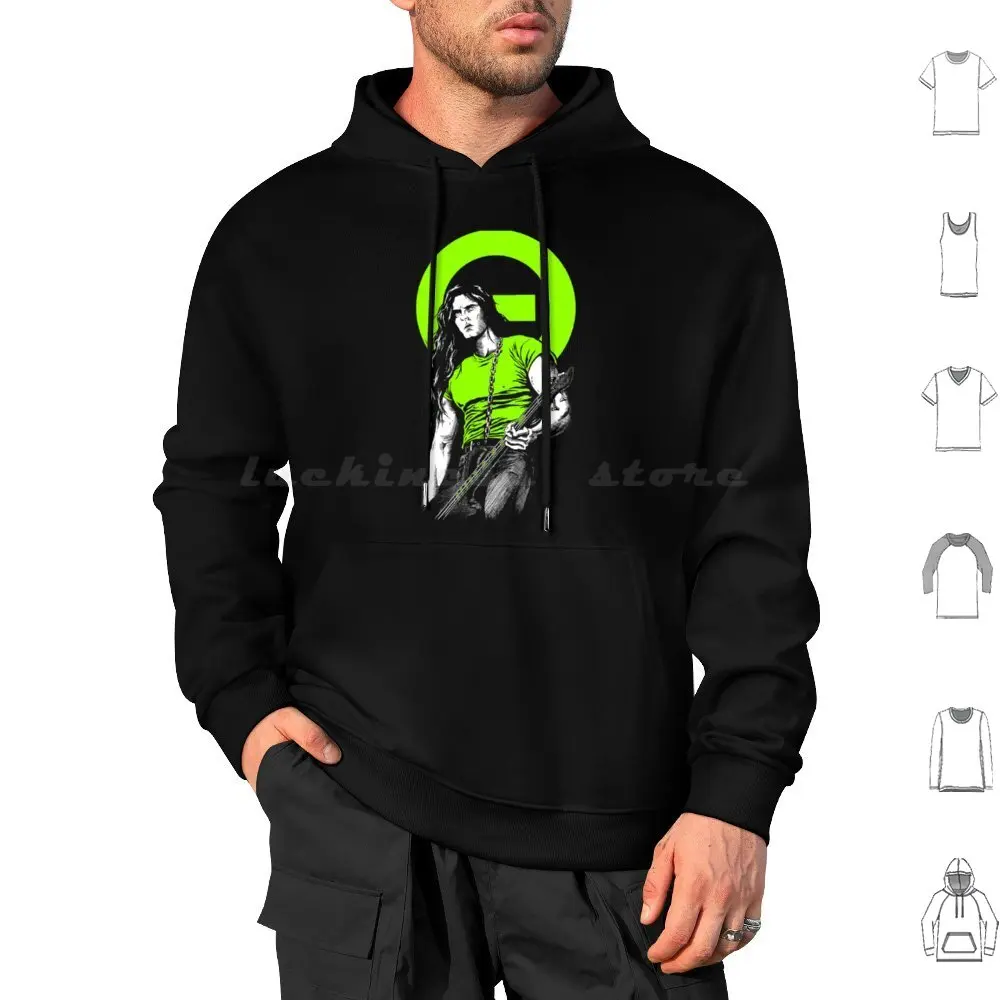 Dead Again Hoodie cotton Long Sleeve Type O Negative Type O Peter Steel Pete Steel Bass Bass Guitar Goth Gothic Goth Girls