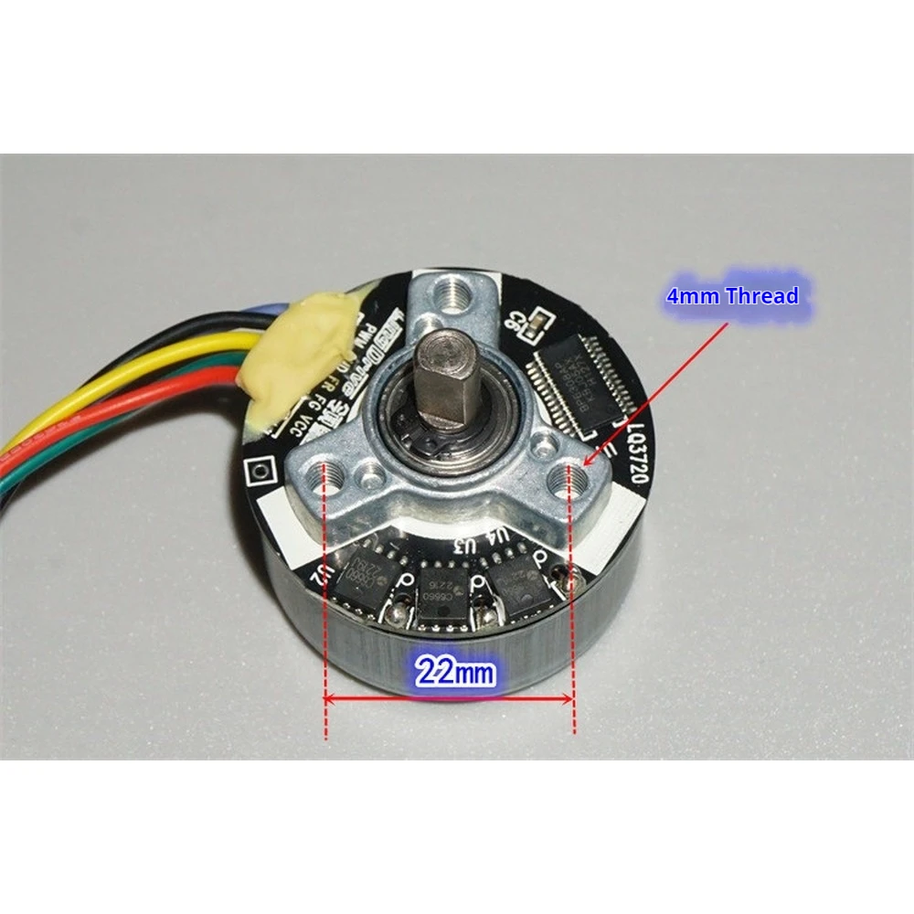 3720 Outer Rotor Brushless Motor Built-in Driver 6-12V Dual Ball Bearing High Torque 37MM Motor PWM Speed Control FG Feedback