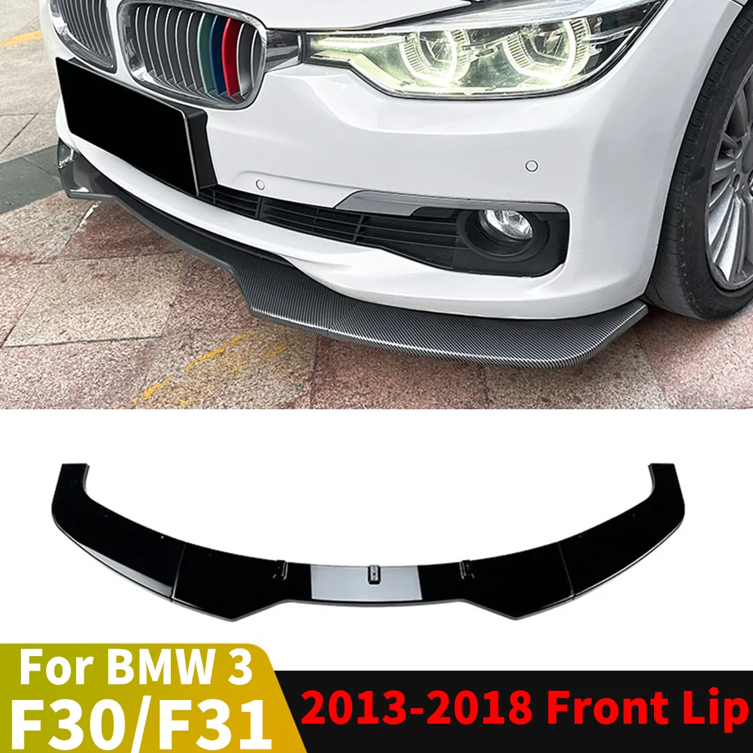 

Для BMW 3 серии F30 F31 2013-2018 стандартная версия украшения сплиттер передний бампер губа подбородок тюнинг аксессуары