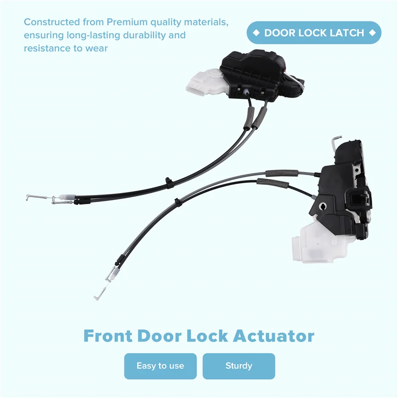 

For Hyundai I800 H1 Imax 2007-2017 Compatible Front Door Lock Actuator Replacement Latch System Front Right 813204H050