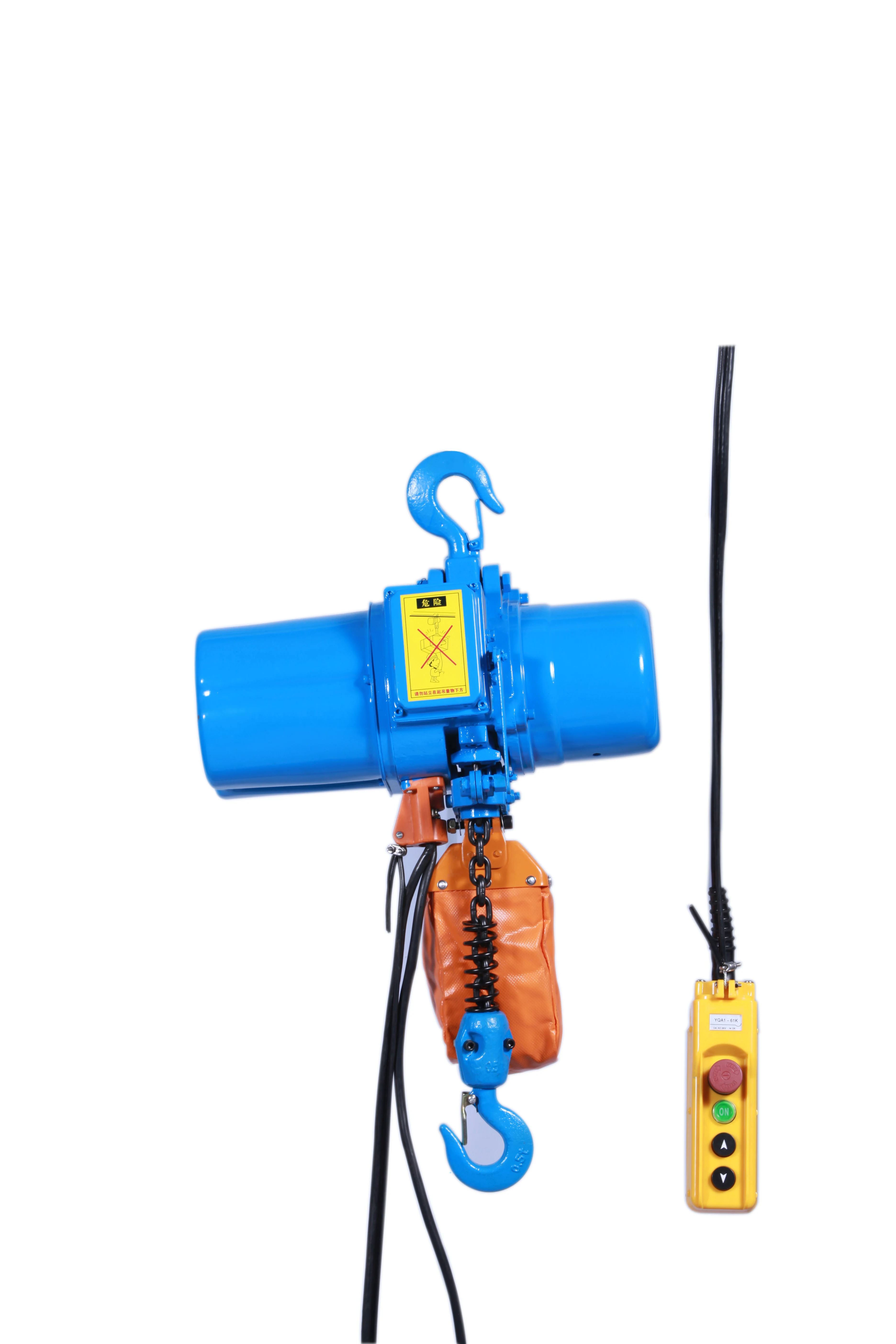 CE Certification 1ton 2ton 3ton 5 Ton HHBB Motor Trolley Type Electric Chain Hoist with Hook