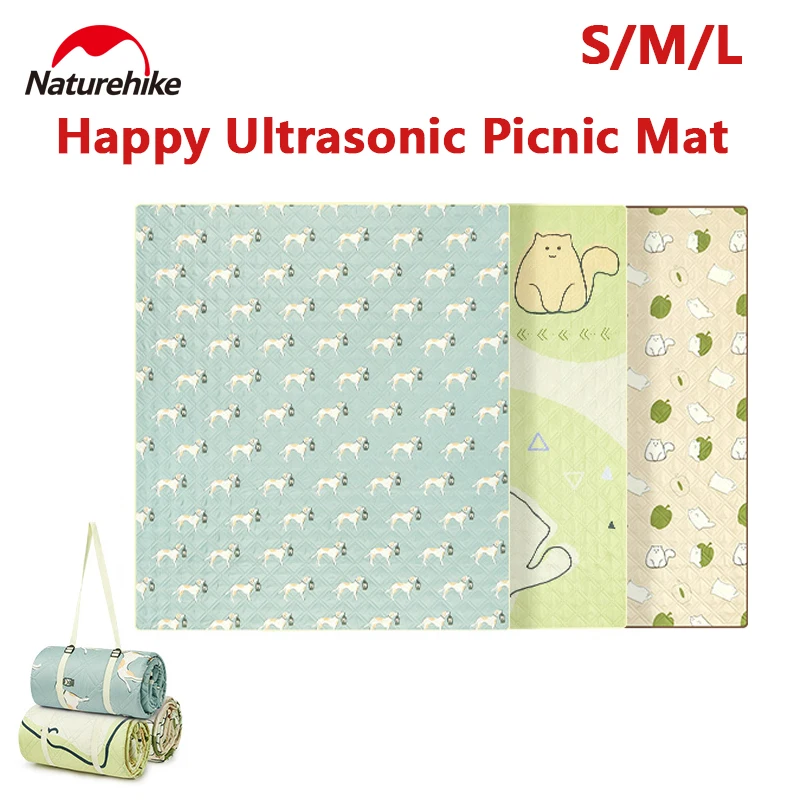 Naturehike Ultrasonic Mat 5 Layer Thickened Outdoor Picnic Beach Trip Groundsheet Moistureproof Waterproof Pad Camping supplies