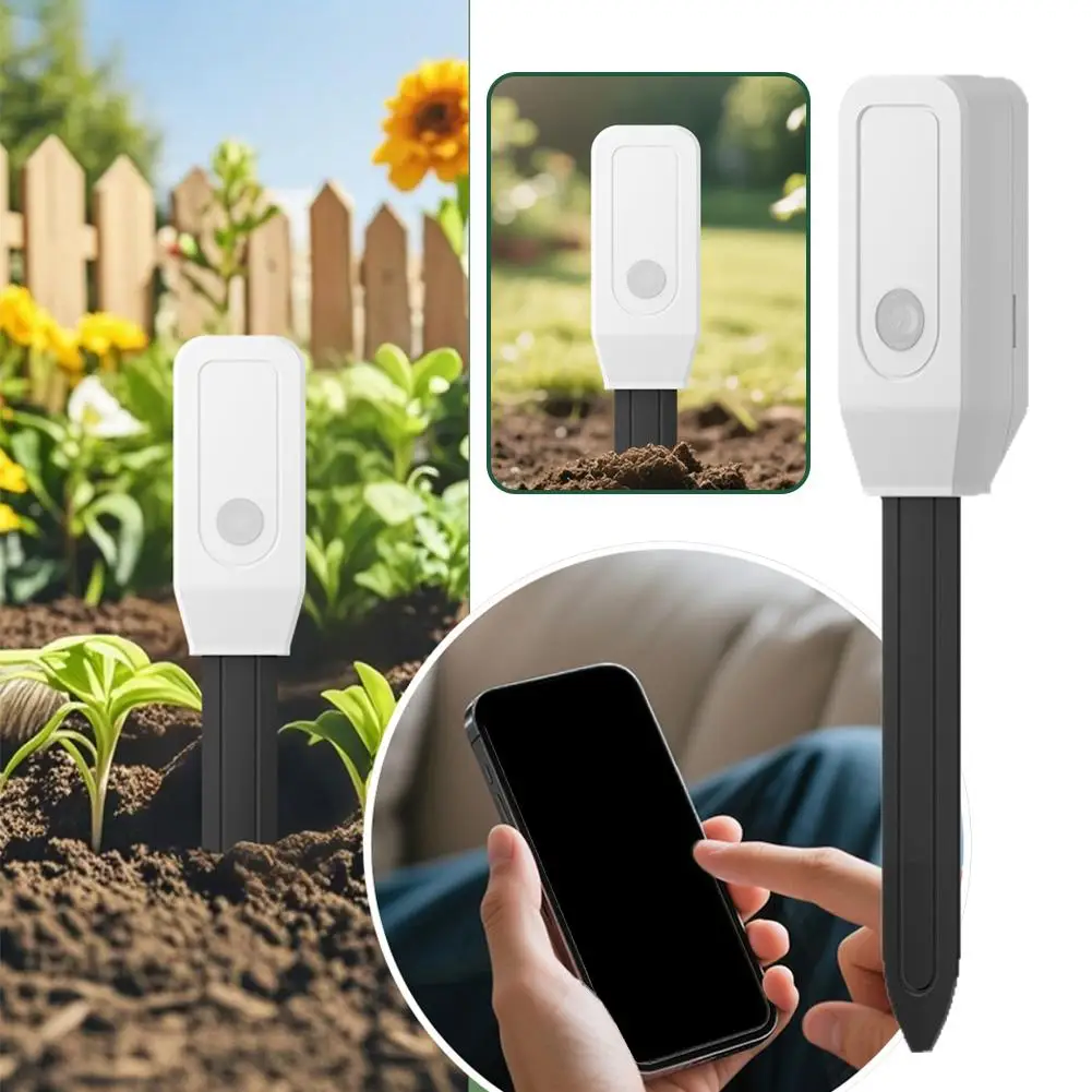 Tuya Zigbee 3.0 Smart Soil Tester Sensor, Wireless Temperature & Humidity Detector, Prevent Overwatering for Plants Potted view 3