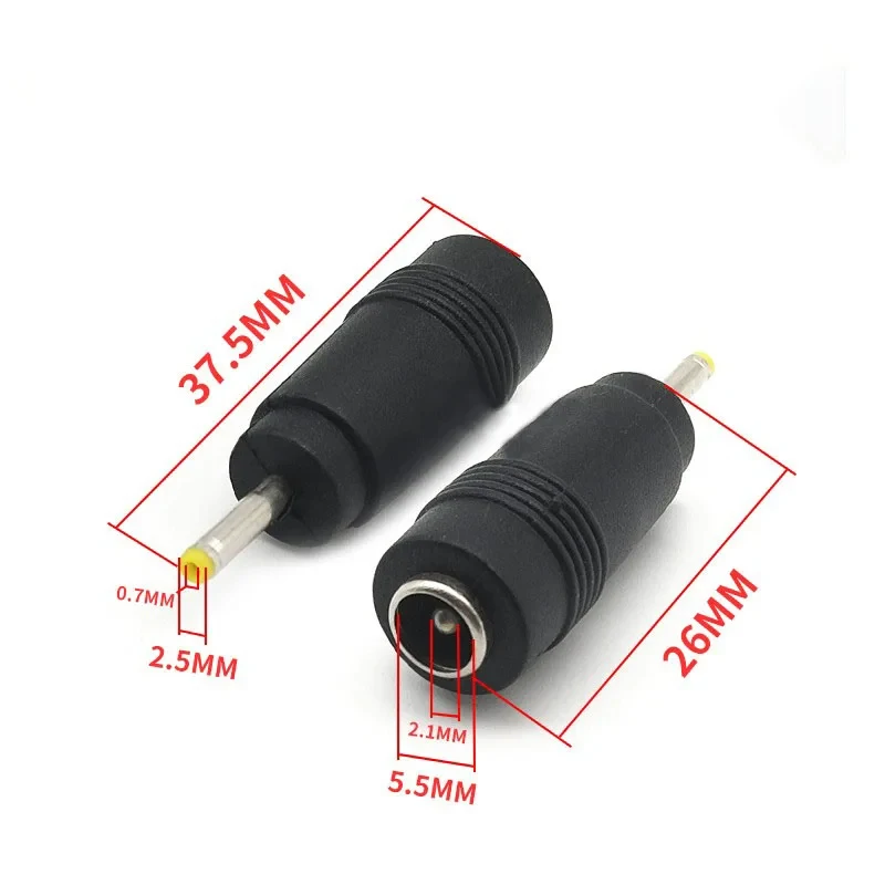 DC Jack Adapter Connector Laptop 5.5*2.1 Moth To 6.3 * 3.0/5.5* 2.5/5.5* 1.7/4.8*1.7/4.0 * 1.7/3.5 * 1.35/3.0*1.1/2.5*0.7  Male