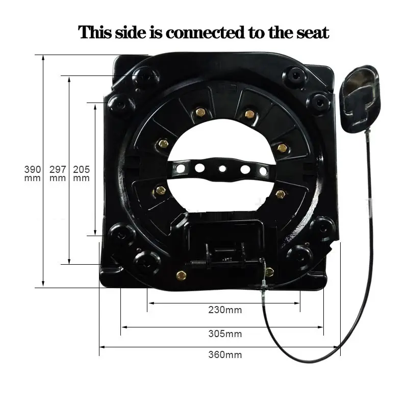 Car Seat Swivel And Vehicle Seat Rotary 360° Rotating Universal For Modification  Seat Swivel Mount