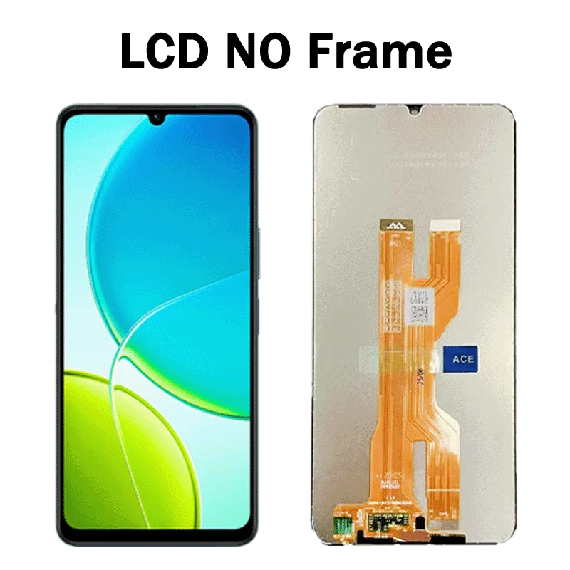 Wysokiej jakości wyświetlacz Y04 o przekątnej 6,74 cala do VIVO Y04 V2430, ekran dotykowy LCD z digitizerem, zamiennik wyświetlacza LCD do Vivo Y19e. — zdjęcie produktu 5
