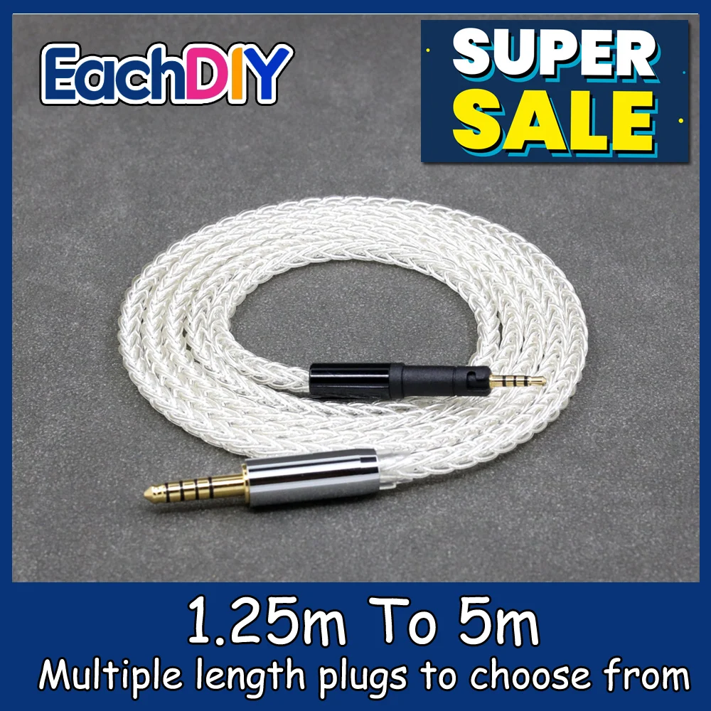 

8 Core 99% 7n Pure Silver Palladium Earphone Cable For Sennheiser HD599 HD569 HD 560S HD559 hd560s LN008410